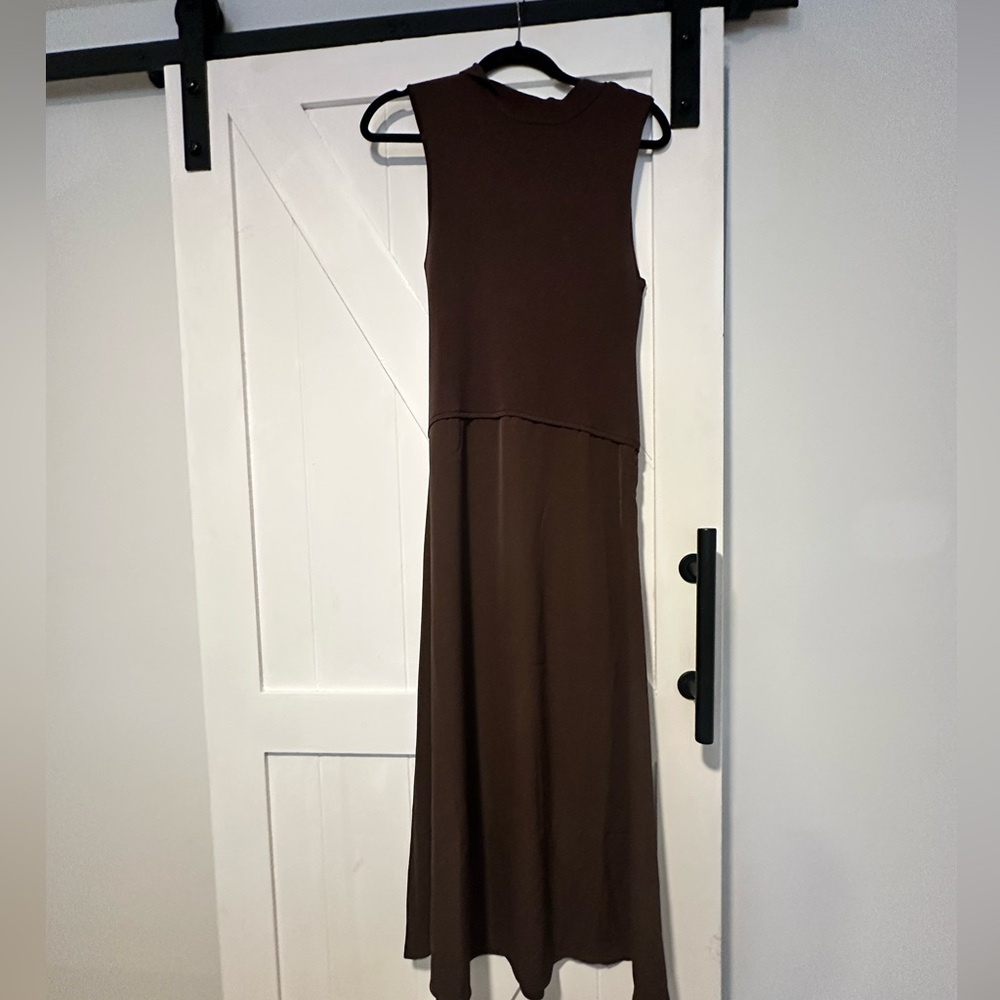 Brown  medium dress worn once.